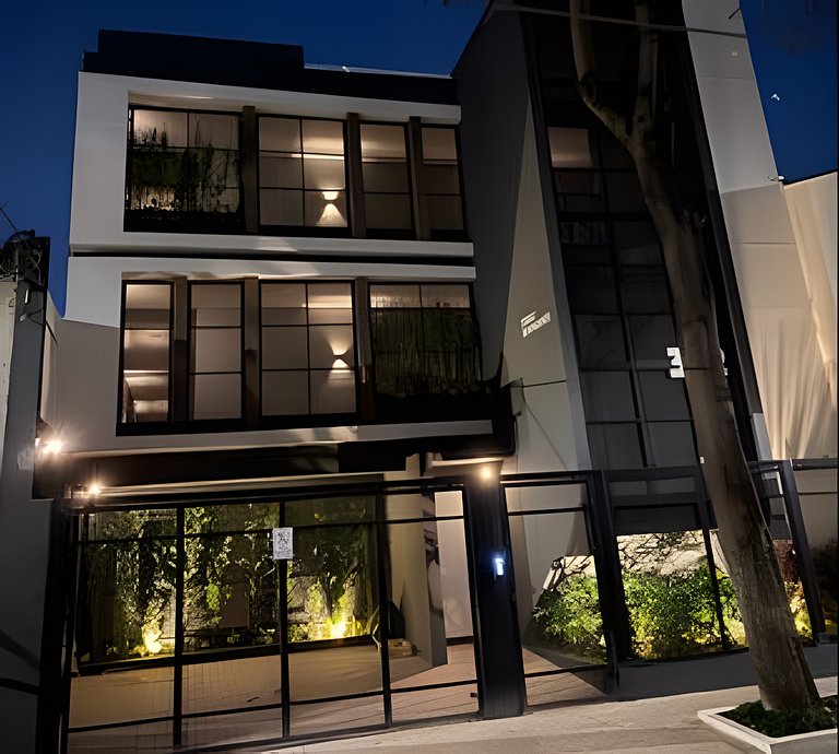 Flat p/ morar perto do metrô c/ cozinha e varanda - Studio 0