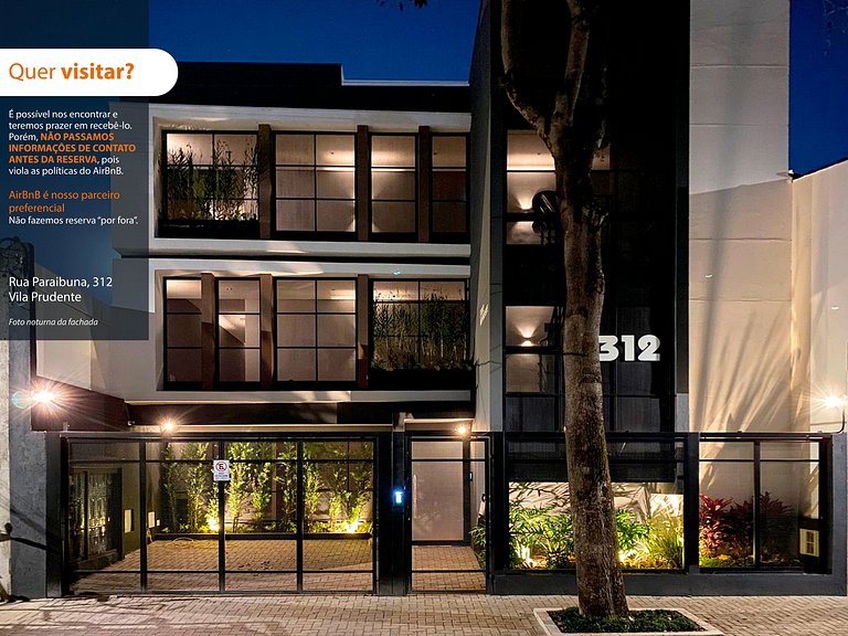 Apê 5min do Metrô V.Prudente c/ cozinha e varanda - Studio04